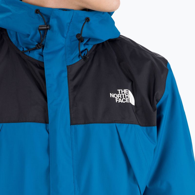Giacca antipioggia da uomo The North Face Antora nero/blu banff 4