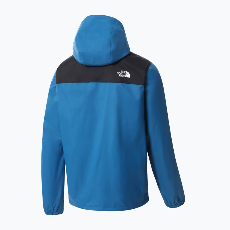 Giacca antipioggia da uomo The North Face Antora nero/blu banff 6
