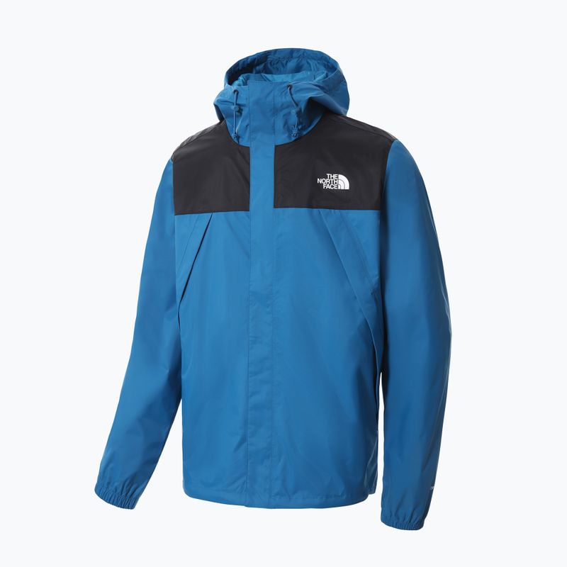 Giacca antipioggia da uomo The North Face Antora nero/blu banff 7