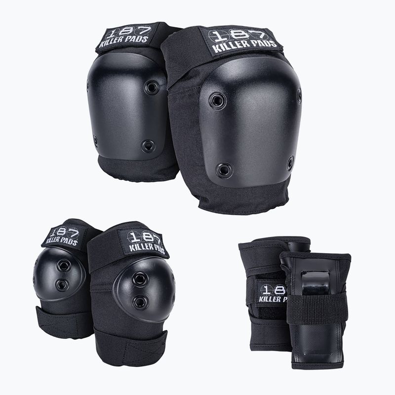 Set di protezioni 187 Killer Pads Six Pack nero