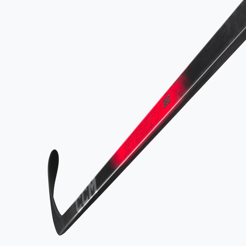 Stecca da hockey CCM JetSpeed FT860 IN black/red 4