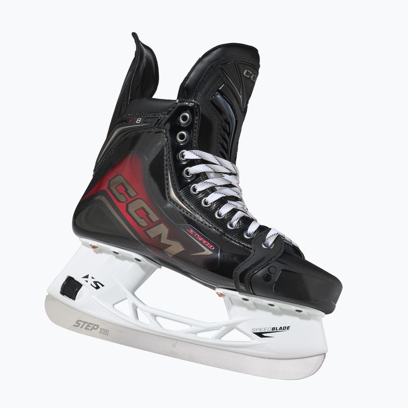 Pattini da hockey su ghiaccio da uomo CCM JetSpeed FT8 SR regolare black 4