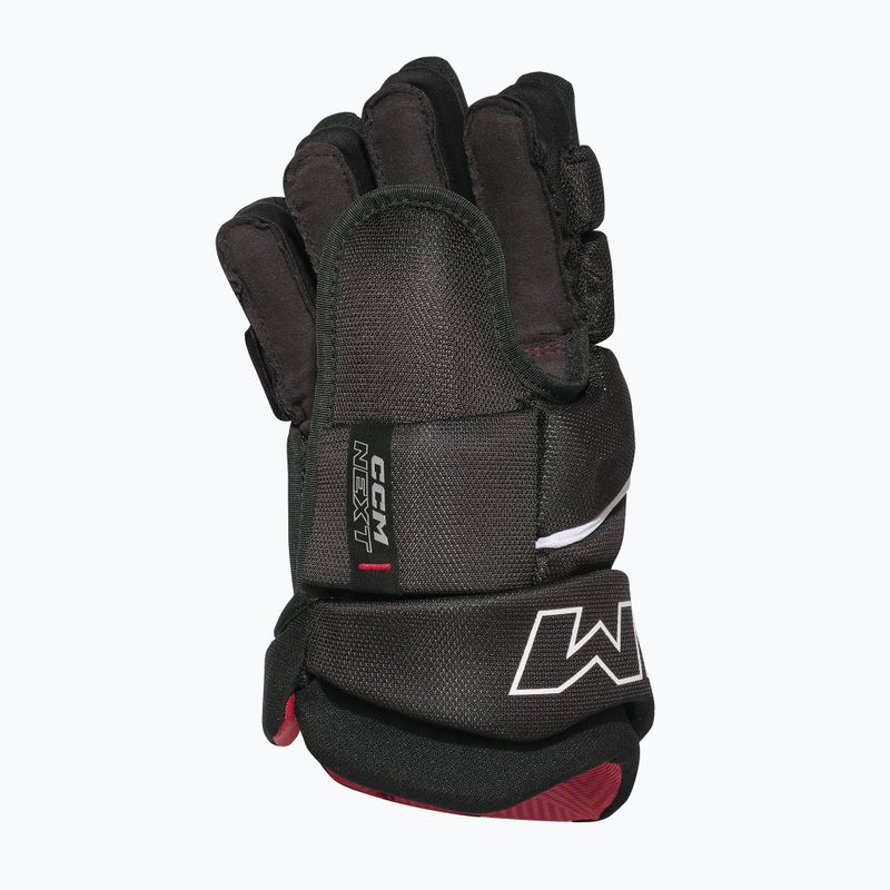Guanti da hockey CCM Next SR Gloves black/white 2