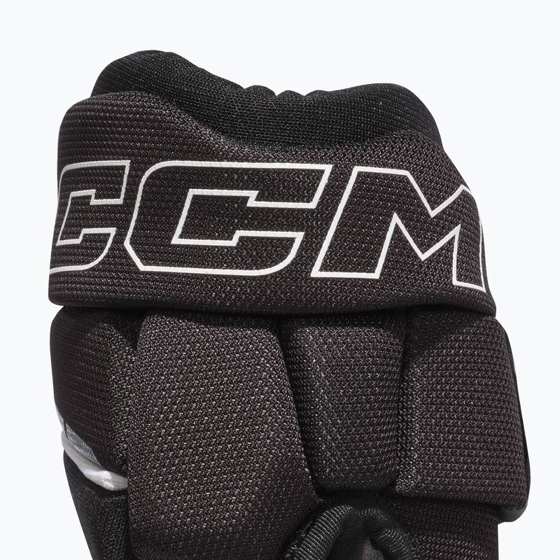 Guanti da hockey per bambini CCM Next JR Gloves black/white 5