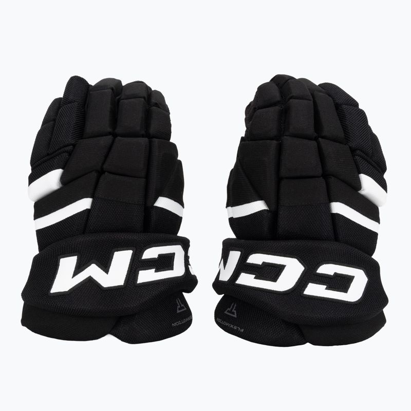 Guanti da hockey per bambini CCM Tacks XR80 JR Gloves black/white 2