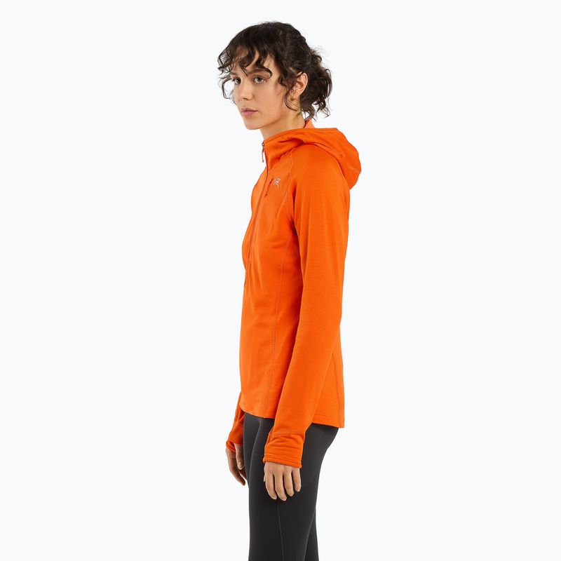 Felpa trekking Arc'teryx da donna Delta Half Zip Hoody phenom 2