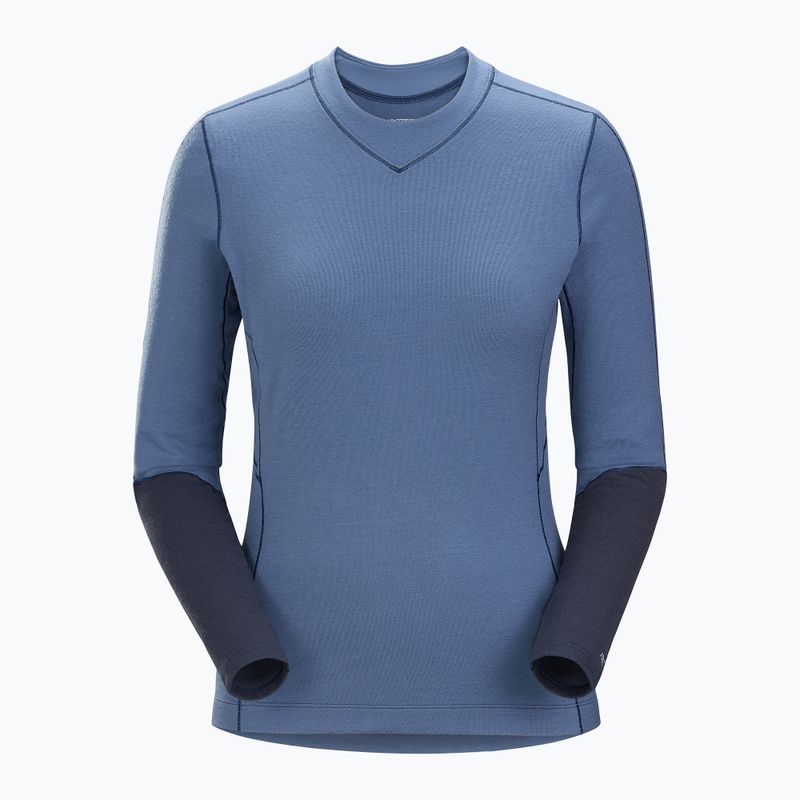 Arc'teryx Rho Wool Crew Donna moonlit/black sapphire thermal longsleeve 5
