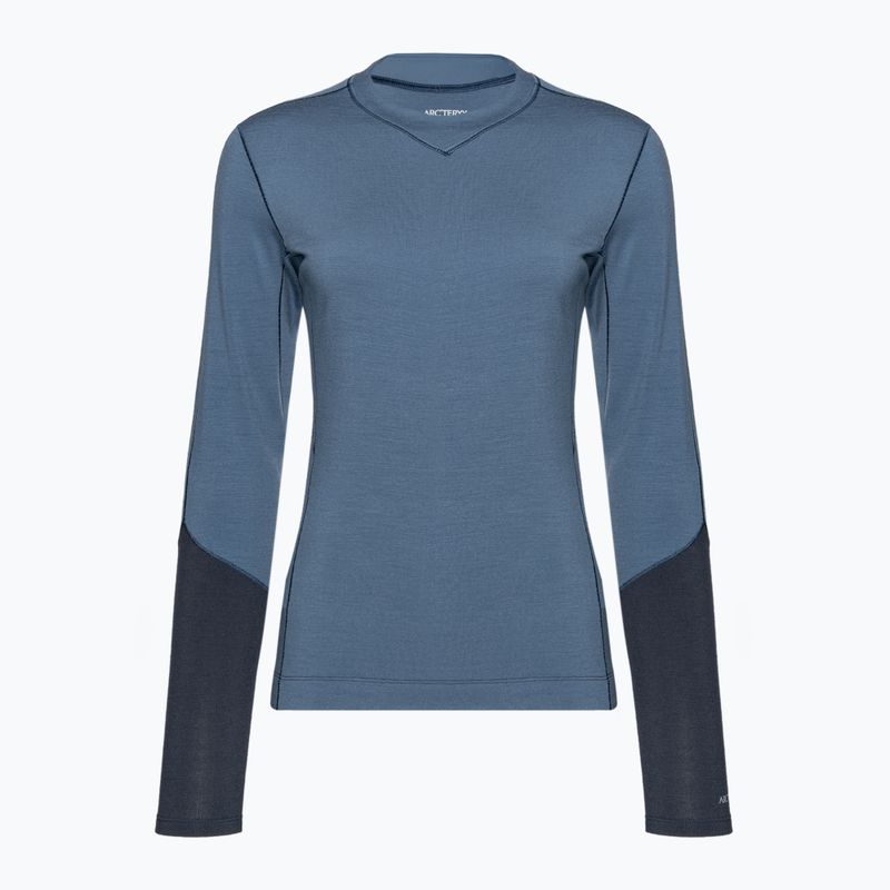Arc'teryx Rho Wool Crew Donna moonlit/black sapphire thermal longsleeve