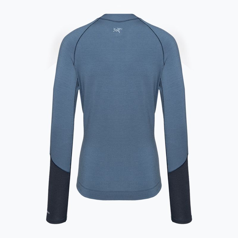 Arc'teryx Rho Wool Crew Donna moonlit/black sapphire thermal longsleeve 2