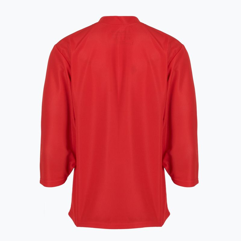 Maglia a maniche lunghe da hockey per bambino Bauer Flex Practice Jersey Jr red 2