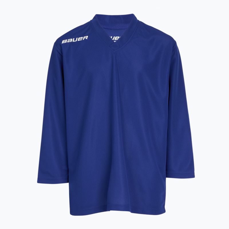 Maglia da hockey a manica lunga per bambini Bauer Flex Practice Jersey Jr white