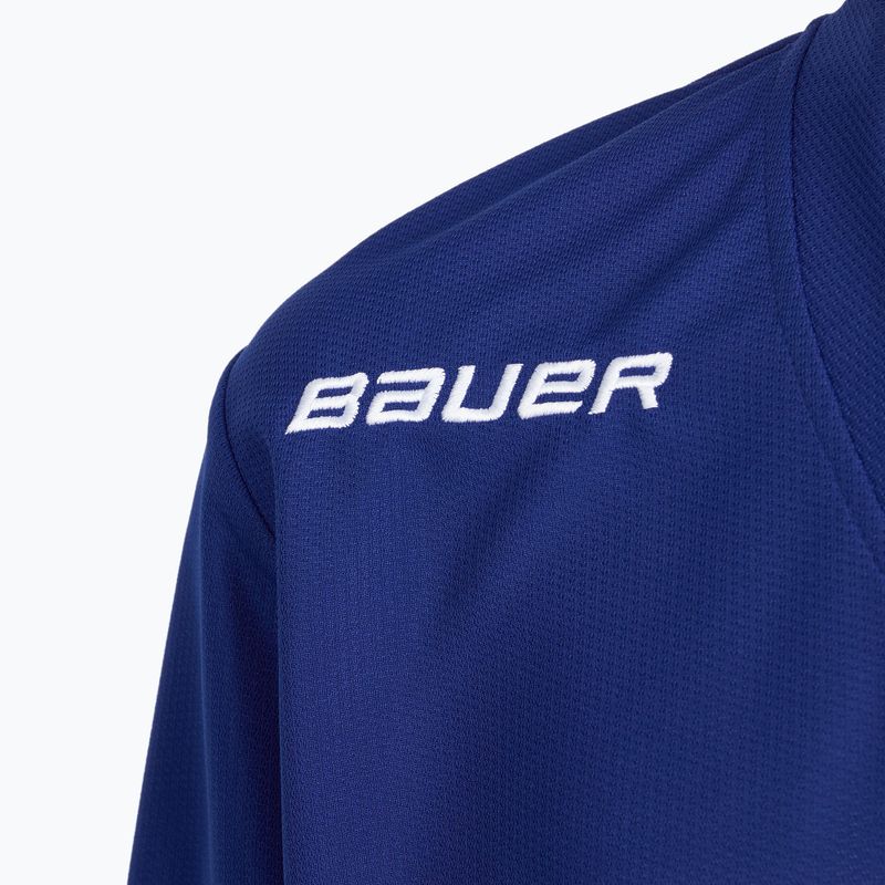 Maglia da hockey a manica lunga per bambini Bauer Flex Practice Jersey Jr white 3