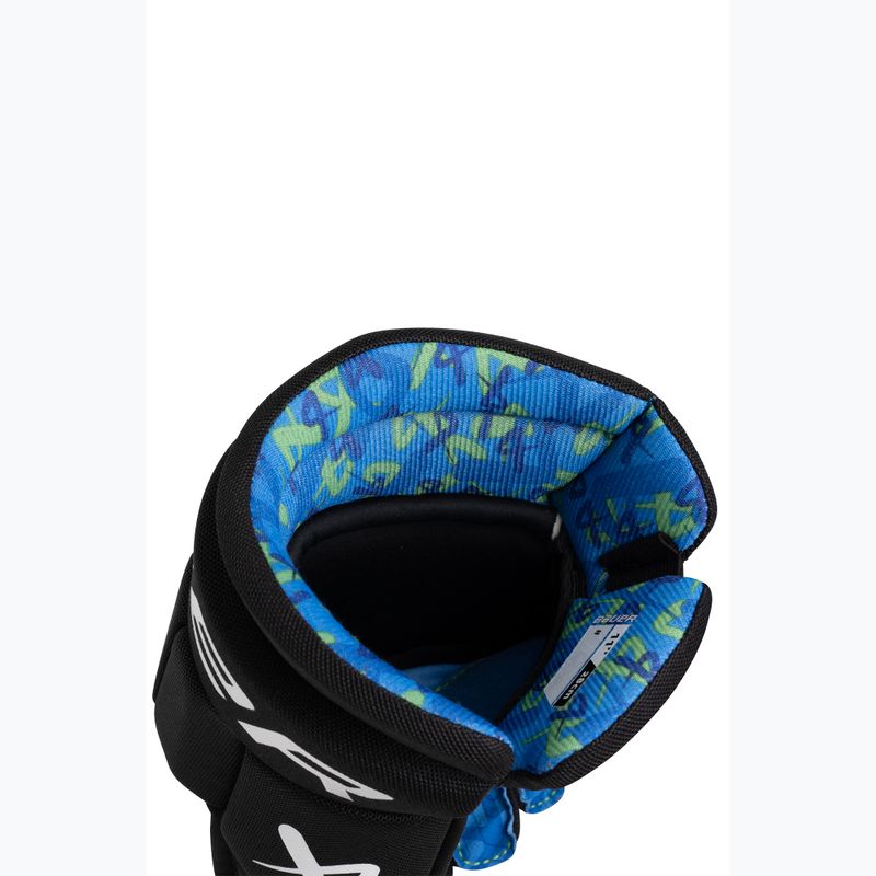 Guanti da hockey Bauer X Jr per bambini, nero 5