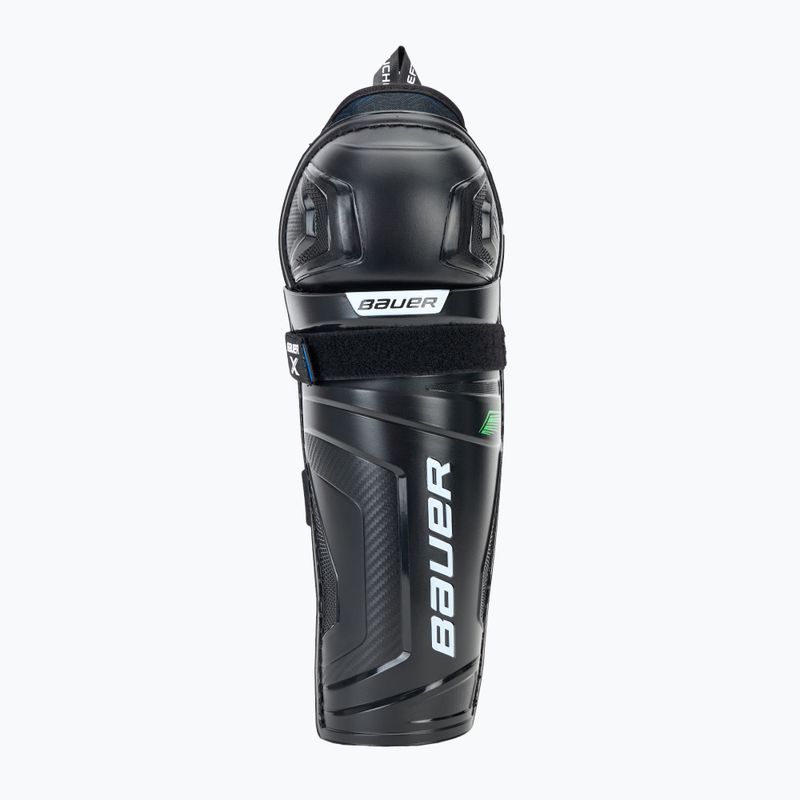 Parastinchi da hockey per bambini Bauer X Shin Guard Jr nero 2