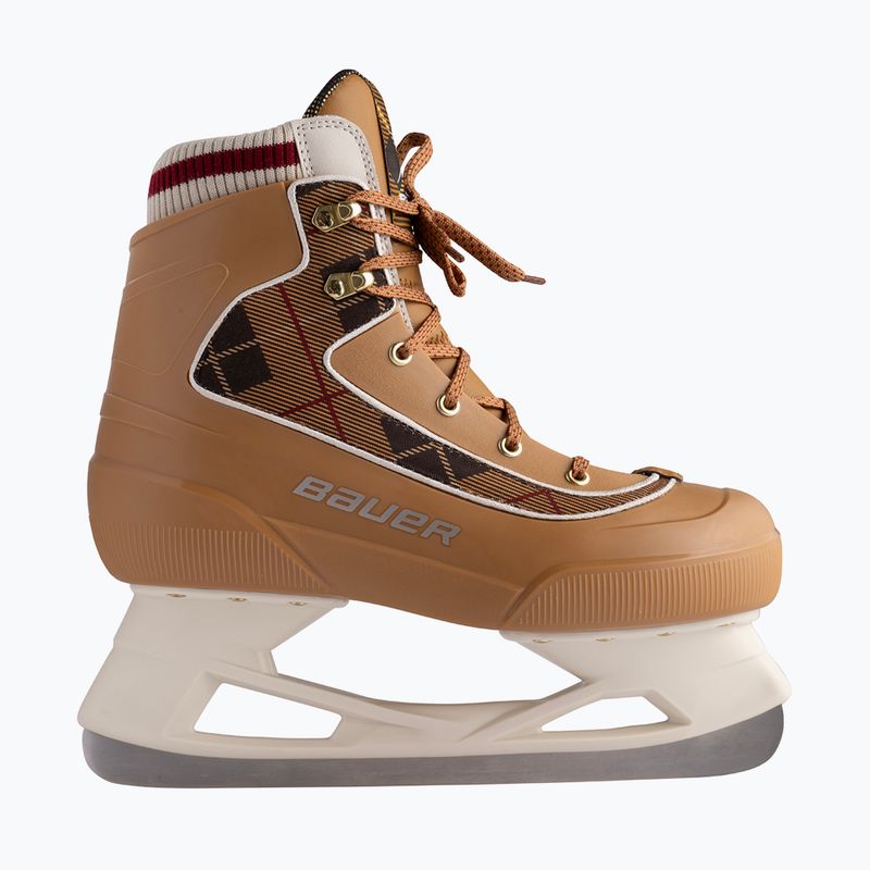 Bauer Chamonix Sr pattini marroni 2
