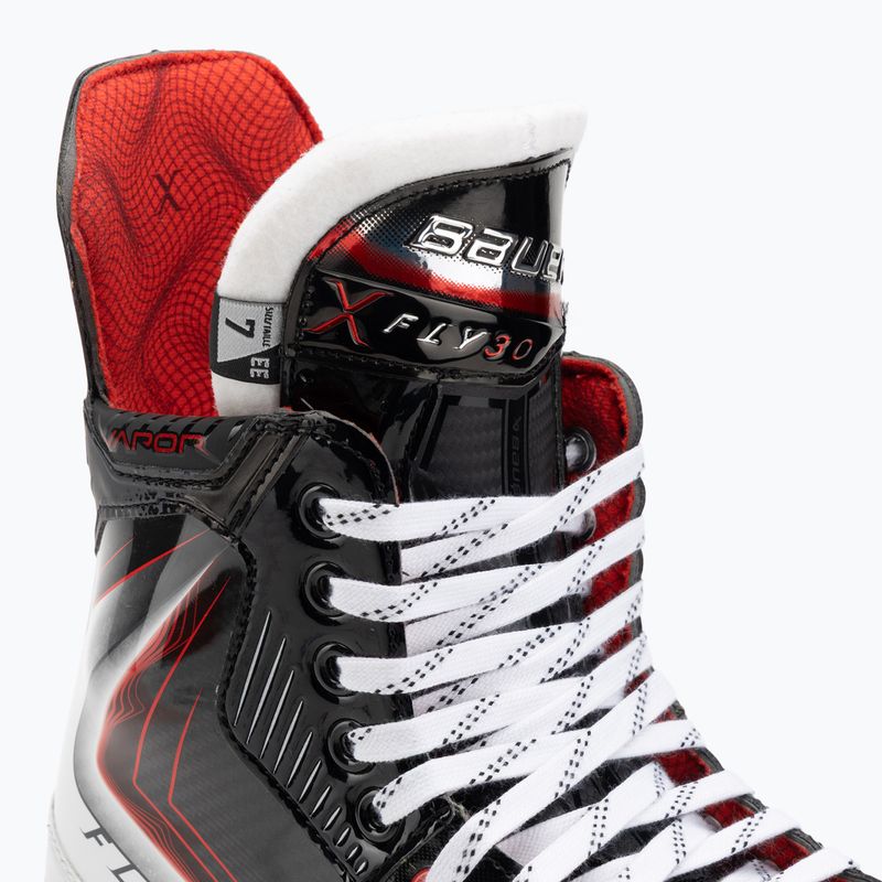 Pattini da hockey su ghiaccio da uomo Bauer Vapor Fly30 Sr black/red 5