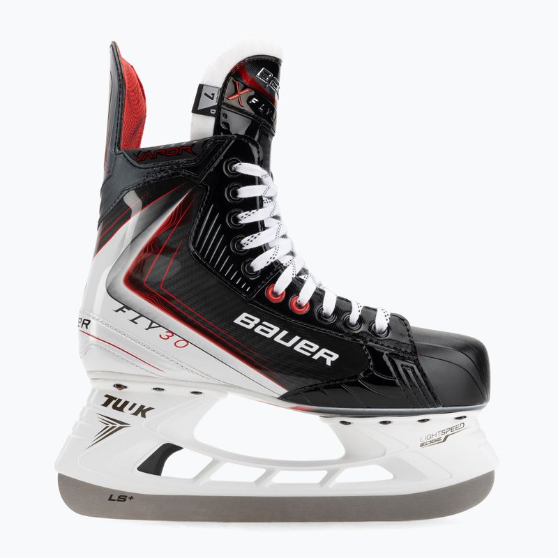 Pattini da hockey su ghiaccio uomo Bauer Vapor Fly30 Sr black/red 2