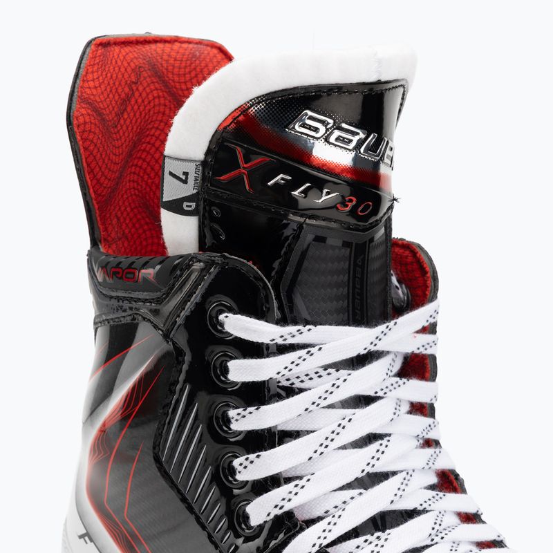 Pattini da hockey su ghiaccio uomo Bauer Vapor Fly30 Sr black/red 5