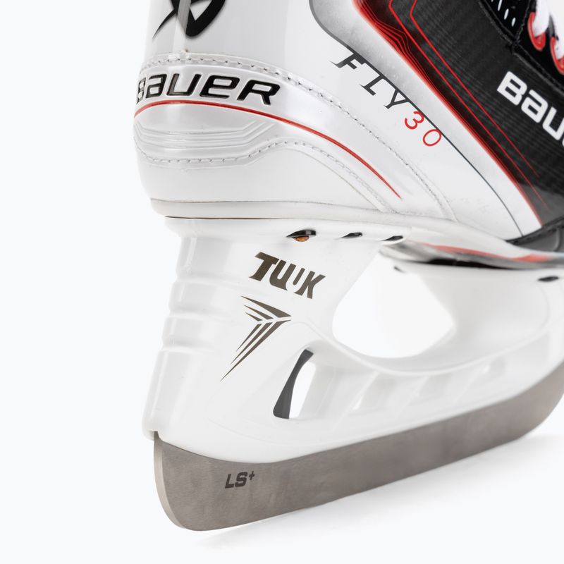 Pattini da hockey su ghiaccio uomo Bauer Vapor Fly30 Sr black/red 8