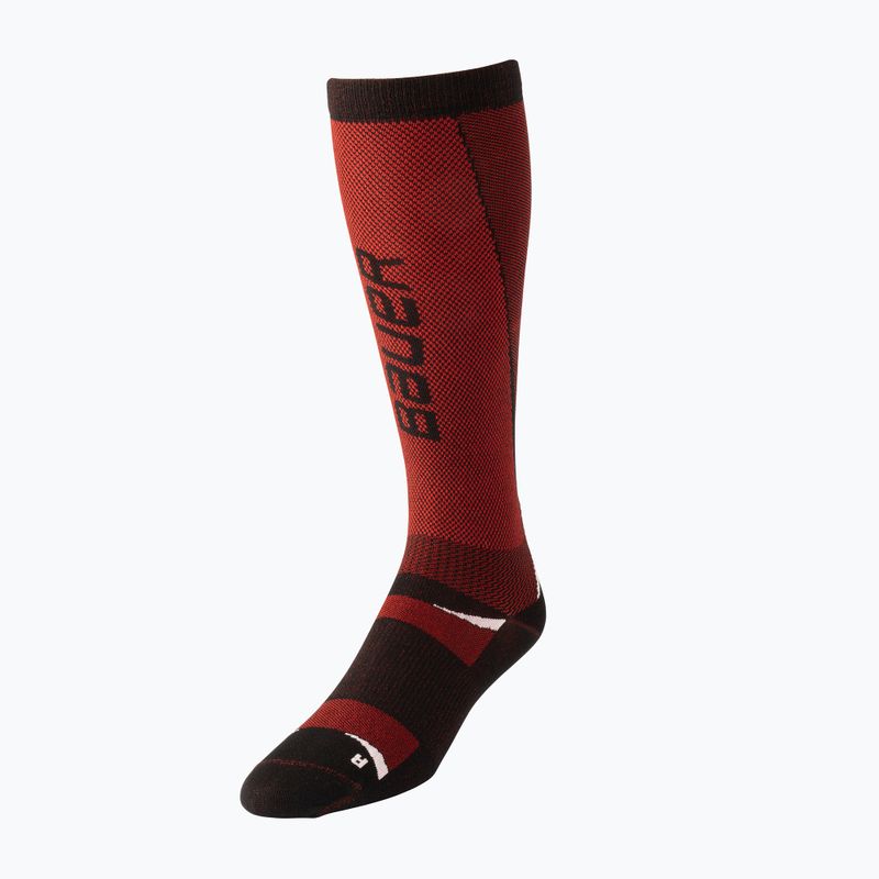 Calze Bauer Vapor Pro Skate Sock-Sr red/black 2