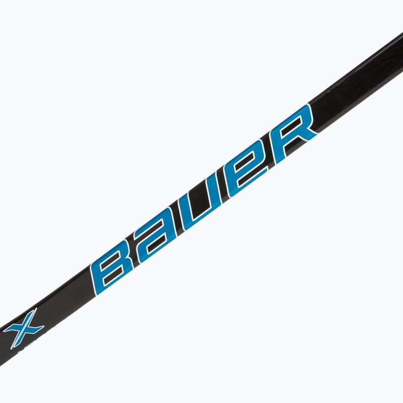 Stecca da hockey Bauer X Series Grip Sr F80 R black/blue/green 2