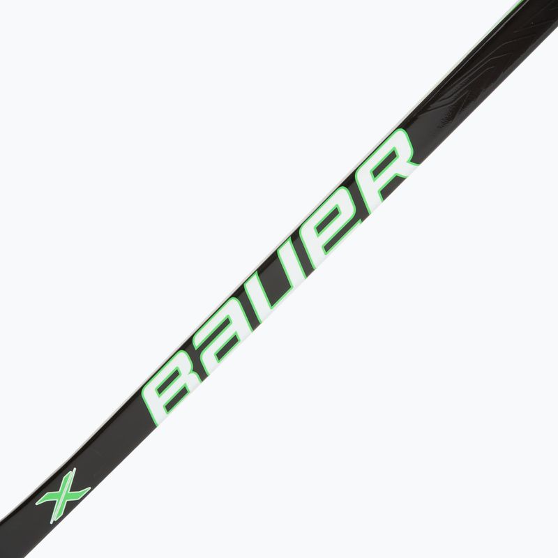 Stecca da hockey junior Bauer X Series Grip Jr F40 L black/blue/green 2
