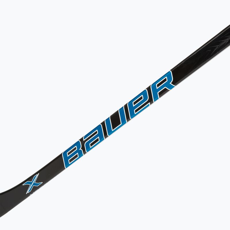 Stecca da hockey Bauer X Series Grip Int F60 R black/blue/green 2
