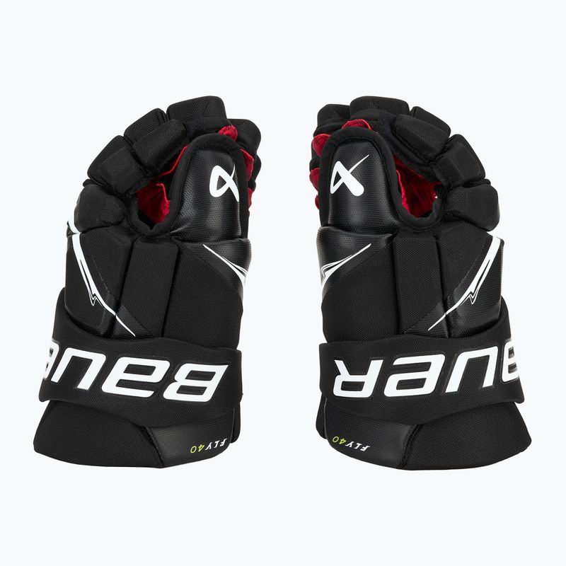 Guanti da hockey Bauer Vapor Fly40 Sr black/white 4