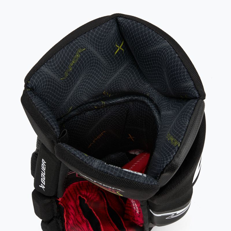 Guanti da hockey Bauer Vapor Fly40 Sr black/white 7