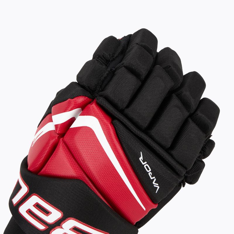 Guanti da hockey Bauer Vapor Fly40 Int black/red 5