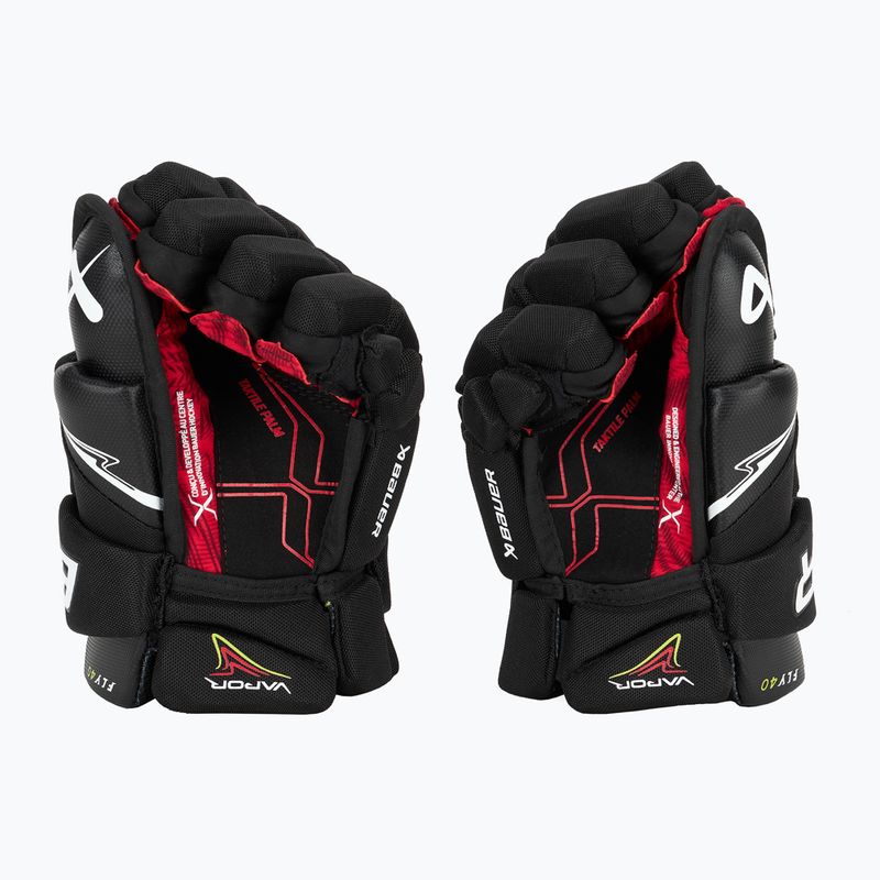 Guanti da hockey Bauer Vapor Fly40 Int black/white 3
