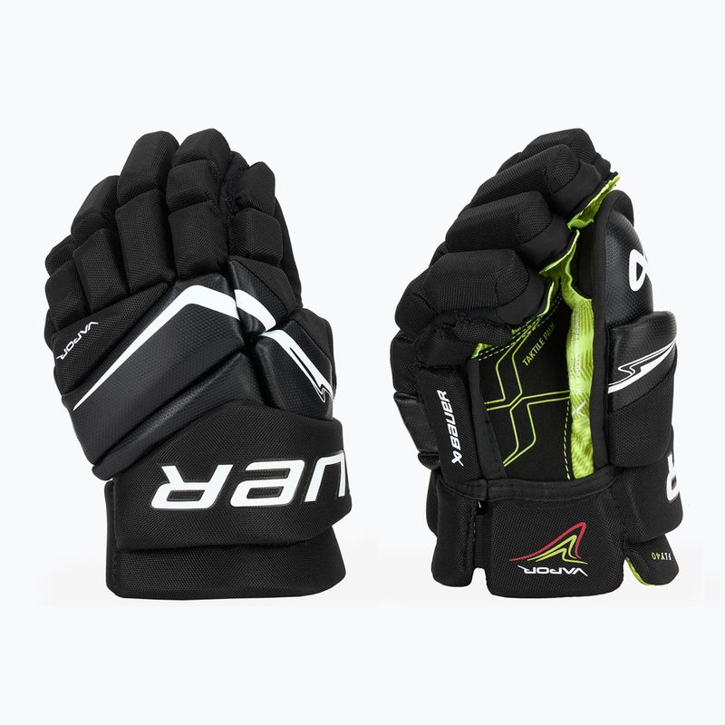 Guanti da hockey junior Bauer Vapor Fly40 Jr black/white