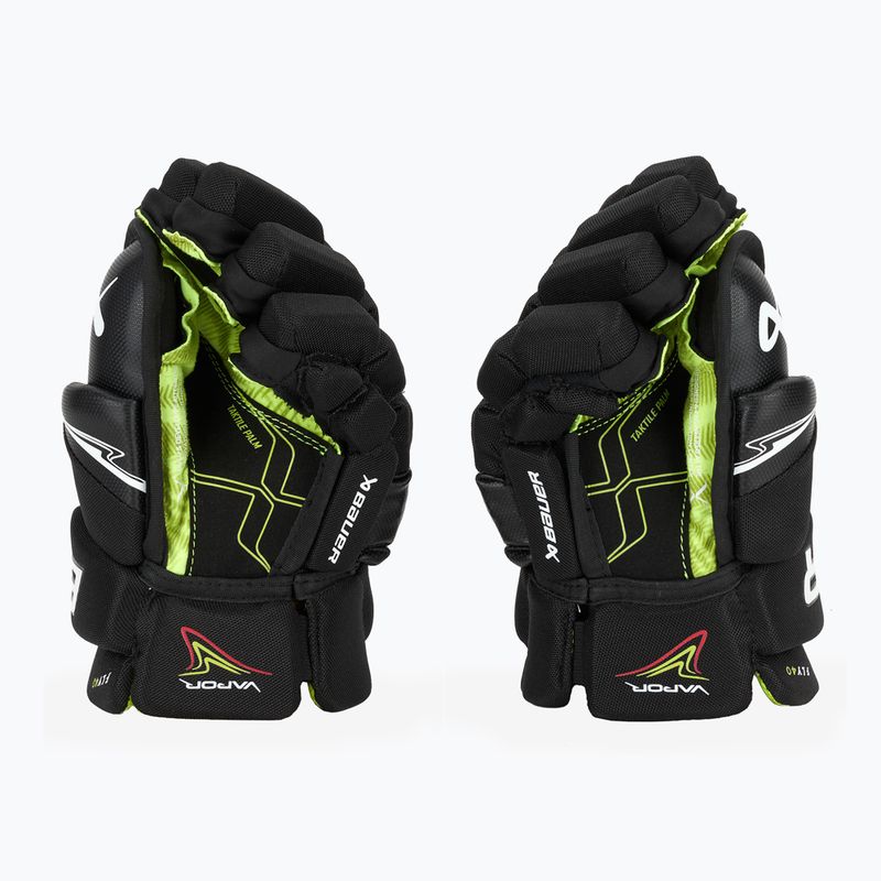 Guanti da hockey junior Bauer Vapor Fly40 Jr black/white 3