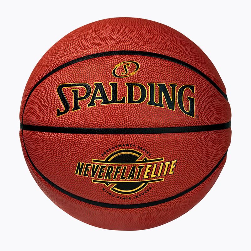 Spalding NeverFlat Elite basket arancione taglia 7