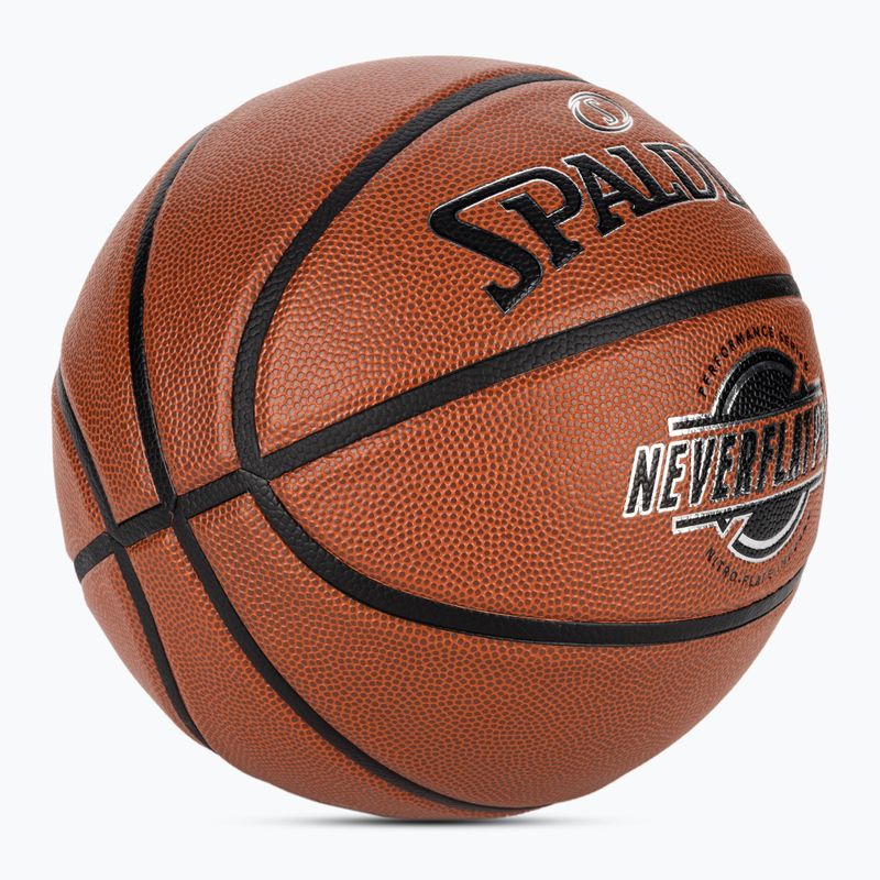 Spalding NeverFlat Pro basket arancione taglia 7 2