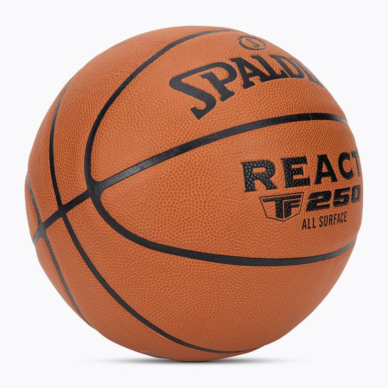 Spalding React TF-250 taglia 7 pallacanestro 2