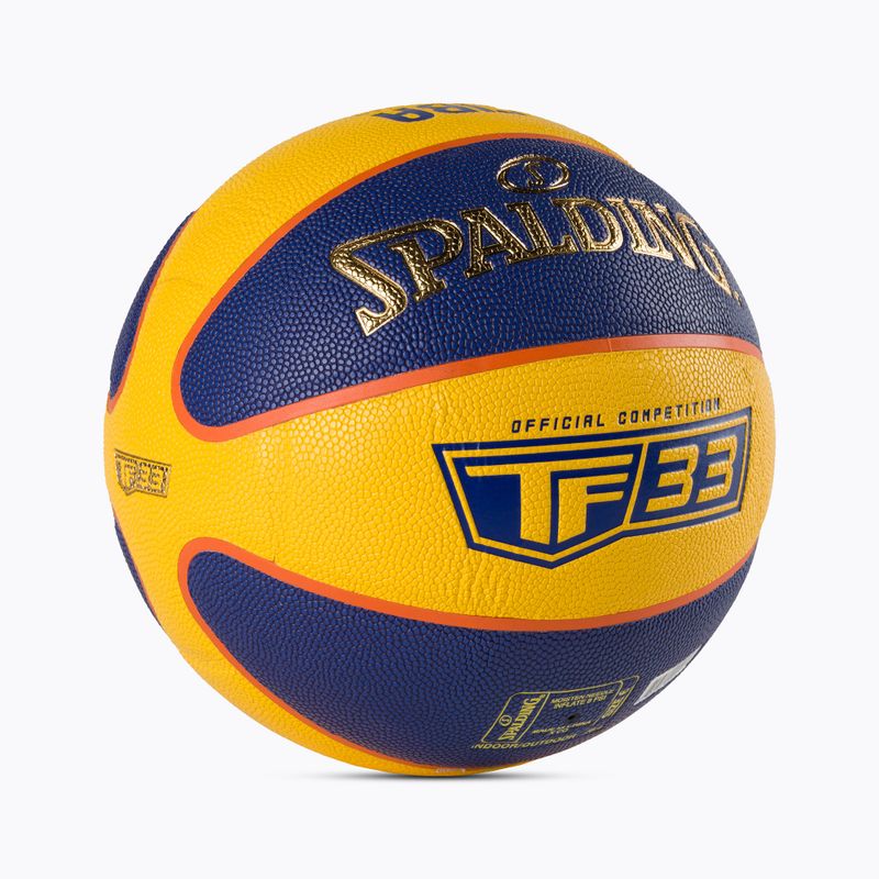 Spalding TF-33 Gold basket giallo/blu misura 6 2