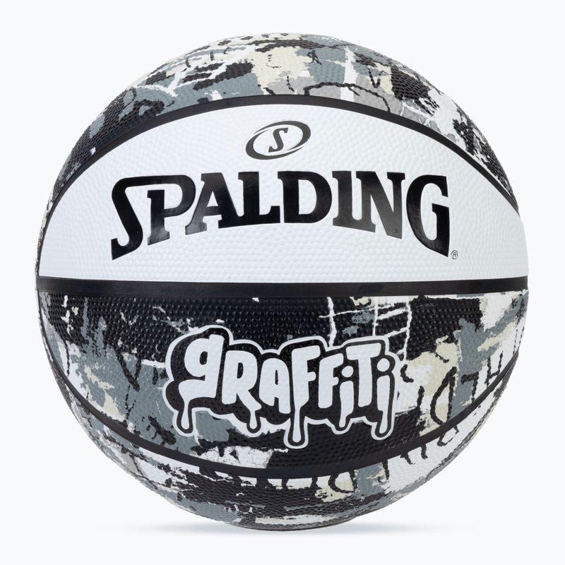 Spalding Graffiti basket bianco dimensioni 7