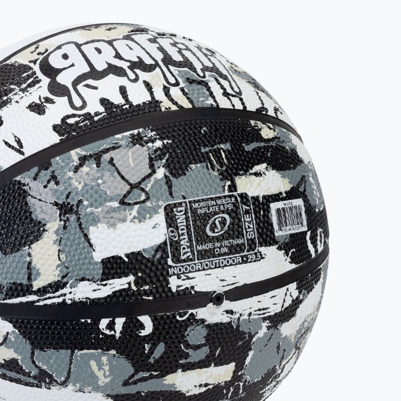 Spalding Graffiti basket bianco dimensioni 7 3