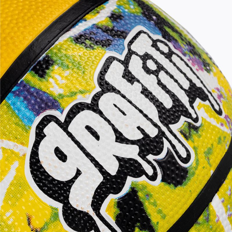 Spalding Graffiti verde/giallo basket taglia 7 3