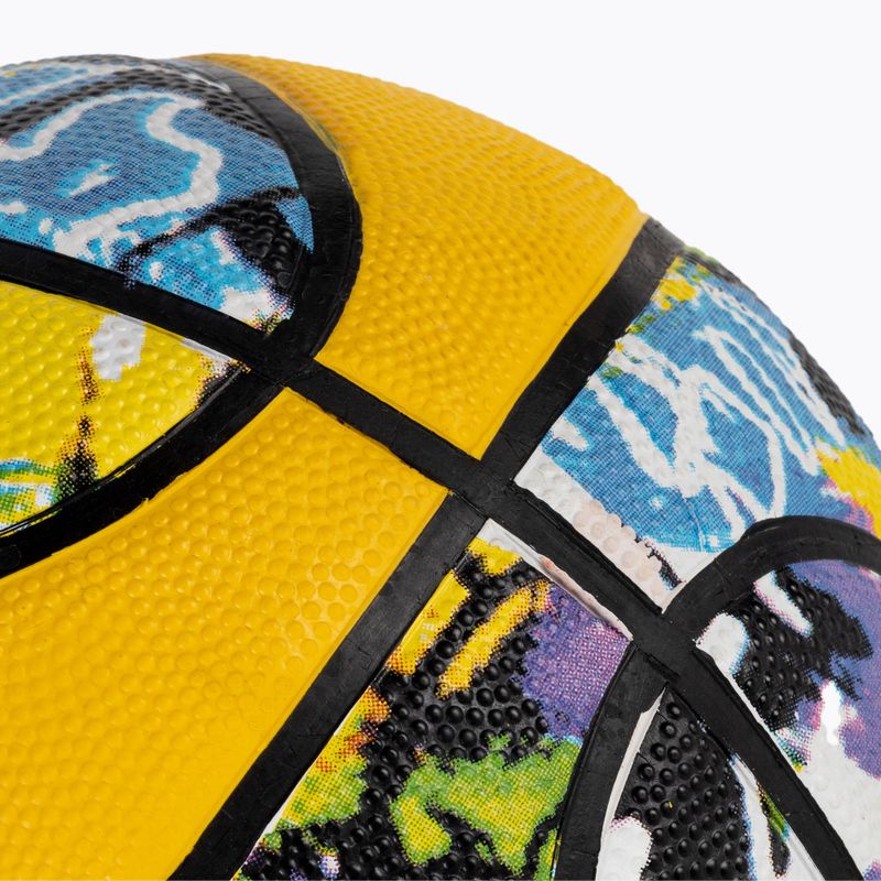 Spalding Graffiti verde/giallo basket taglia 7 4