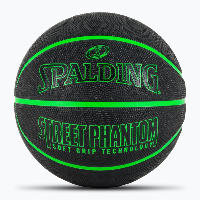 Spalding Phantom basket nero/verde taglia 6