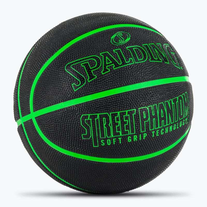 Spalding Phantom basket nero/verde taglia 6 2