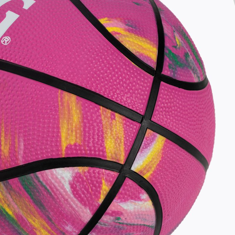Spalding Marble rosa basket taglia 5 3