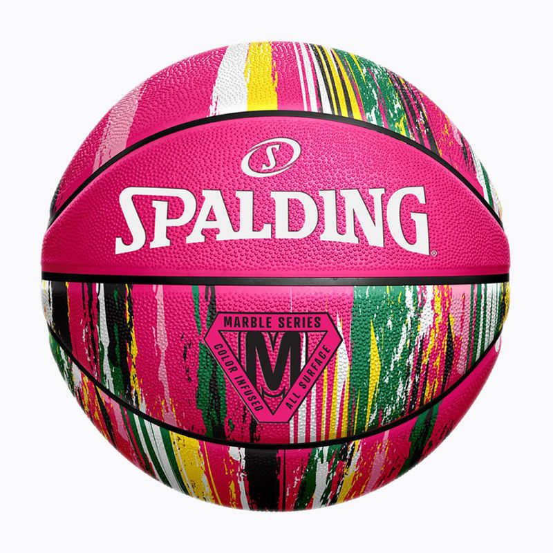 Spalding Marble rosa basket taglia 5 4