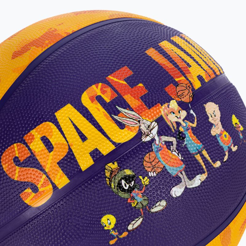 Spalding Tune Squad basket arancio/viola misura 7 3