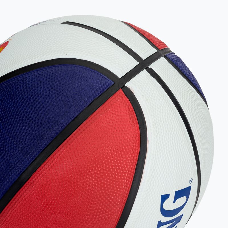 Pallone da basket Spalding Space Jam Tune white/red/blue taglia 7 5