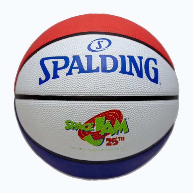 Pallone da basket Spalding Space Jam Tune white/red/blue taglia 7