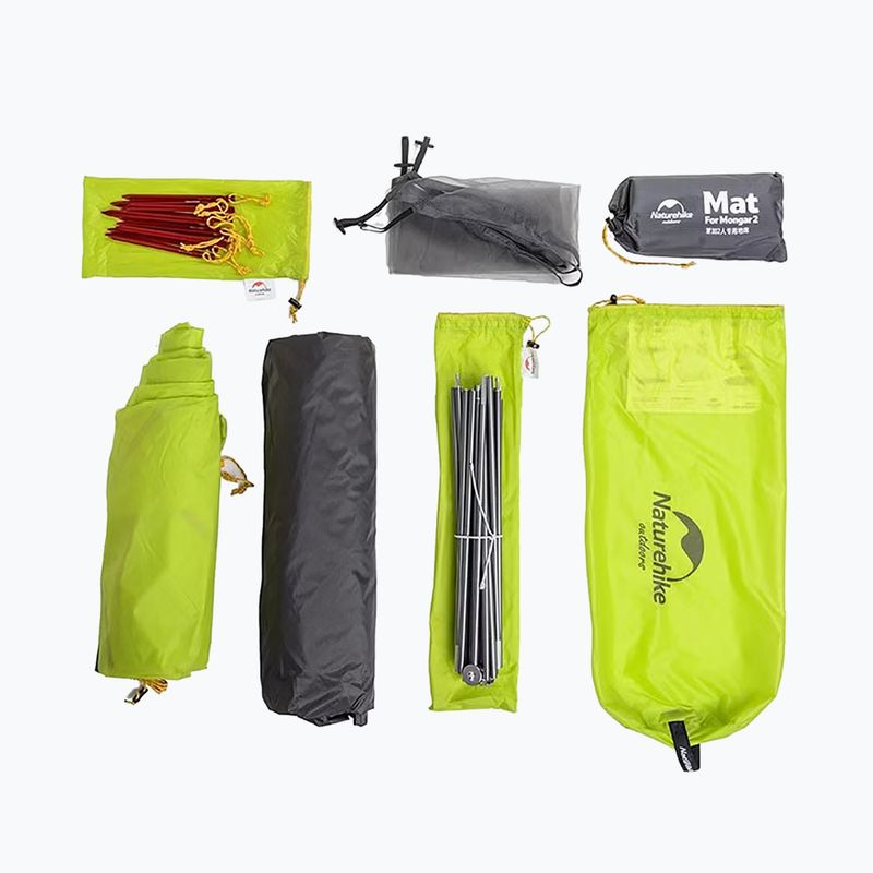 Tenda da trekking 2-osobowy Naturehike Mongar 2 light grey/dark green 5