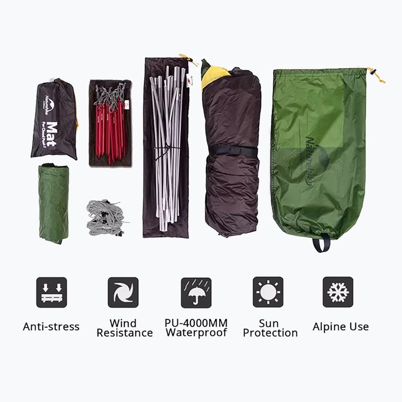 Tenda da trekking 2-osobowy Naturehike Cloud Peak 2 20D green 3